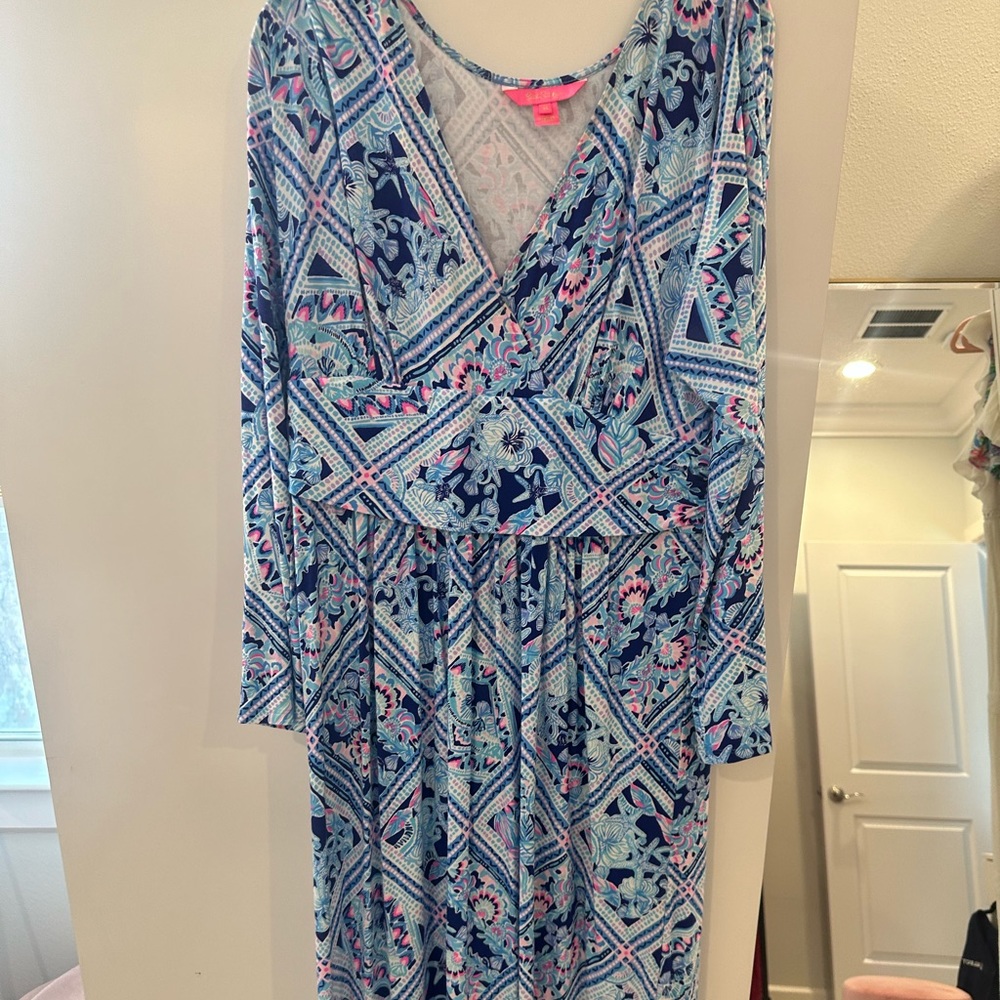 Lilly Pulitzer long sleeve maxi